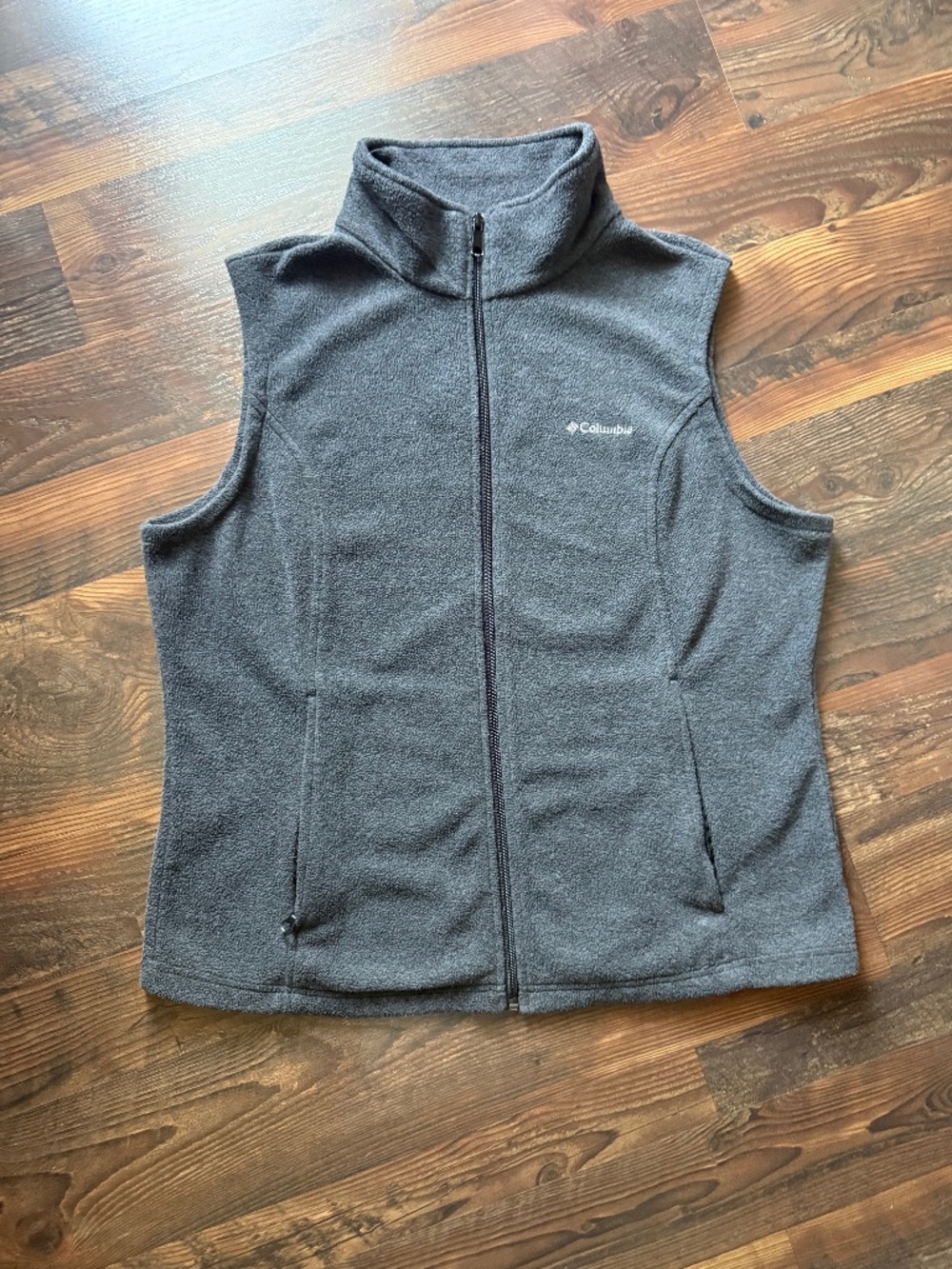 Men's Columbia Fleece Vest - Black - Size XL